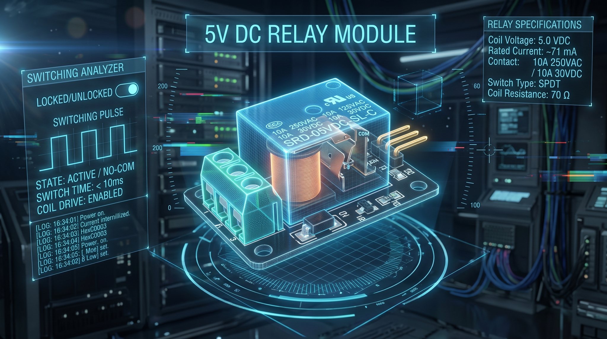 5V Optoisolated Relay Module