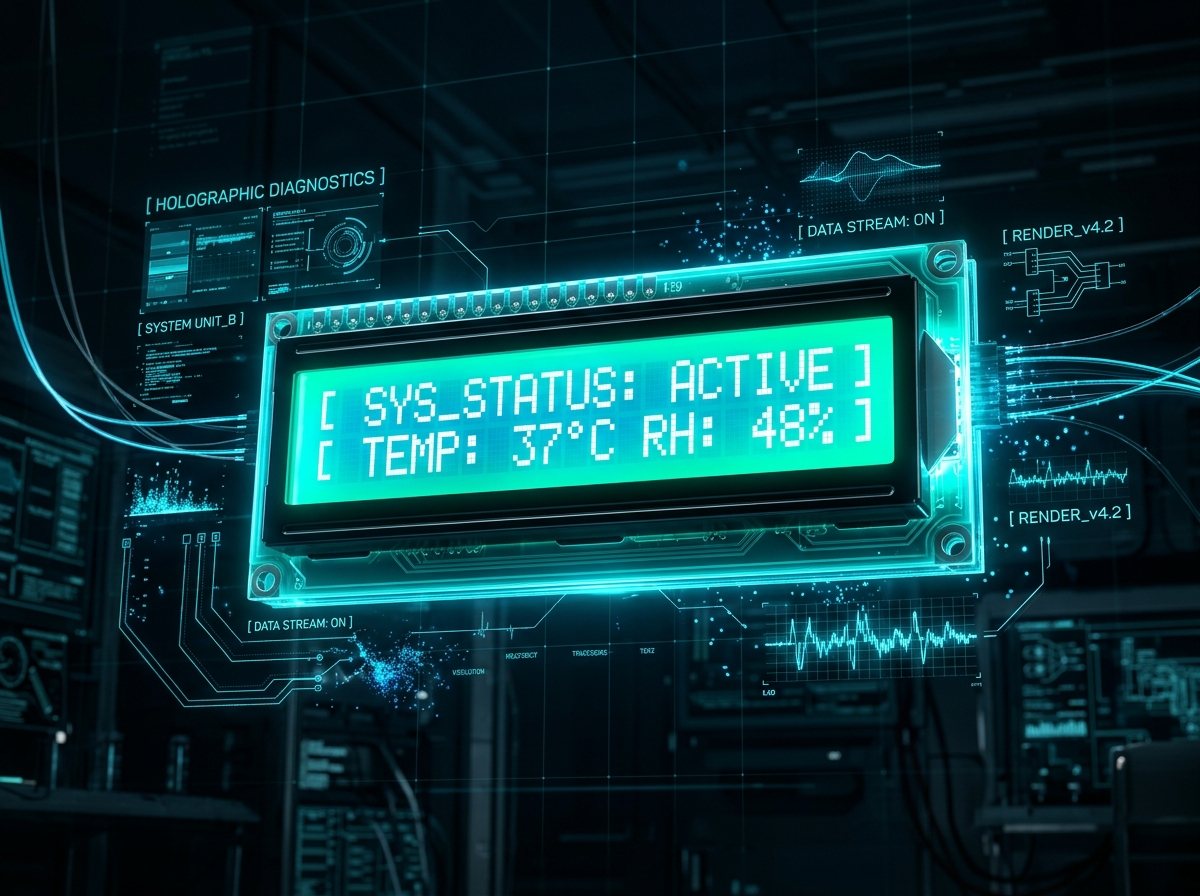 HD44780 1602 I2C LCD Display