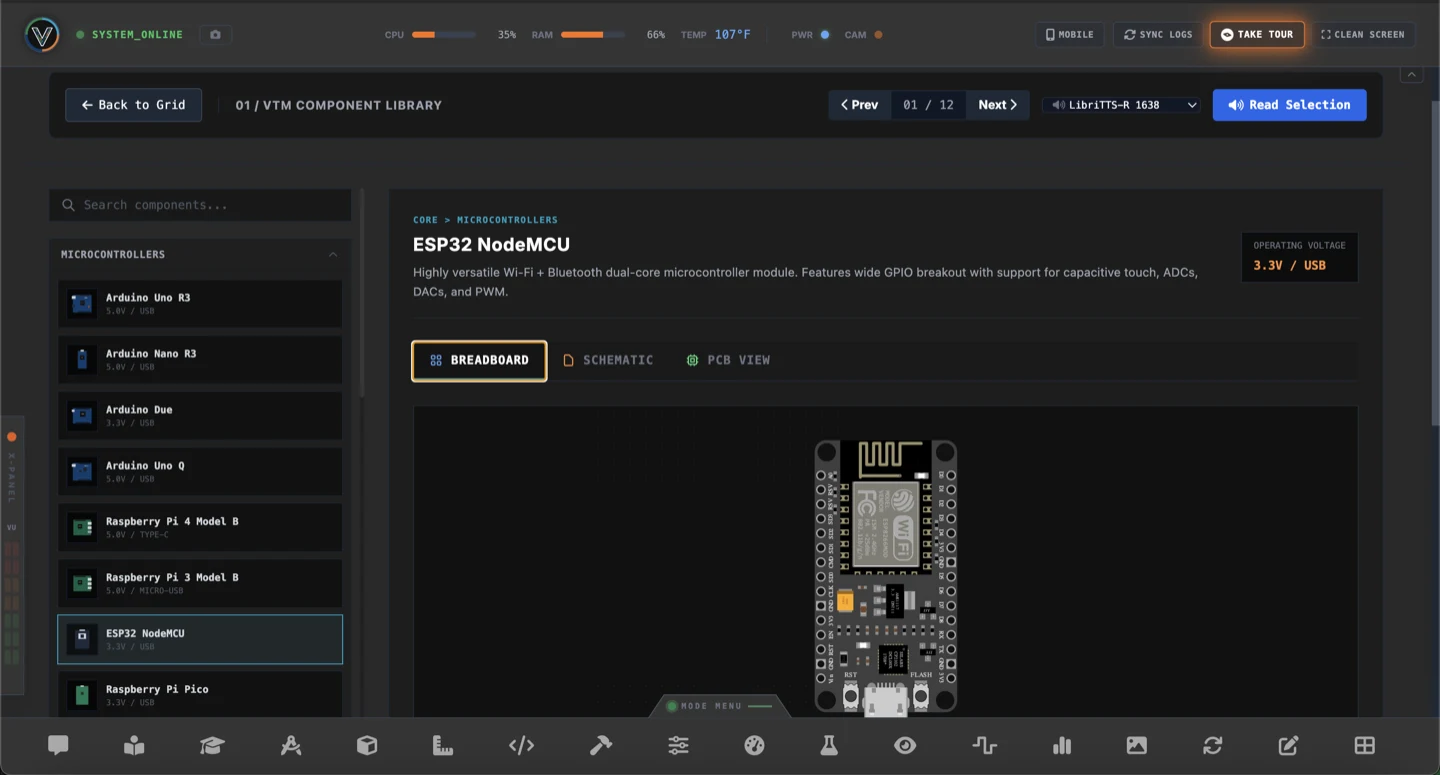 VTM Studio ESP32 Reference Mode