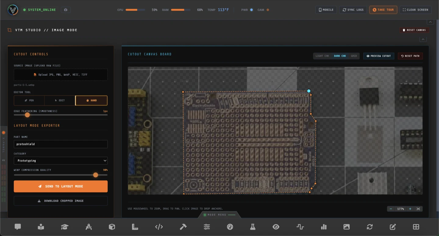VTM Studio Image Mode