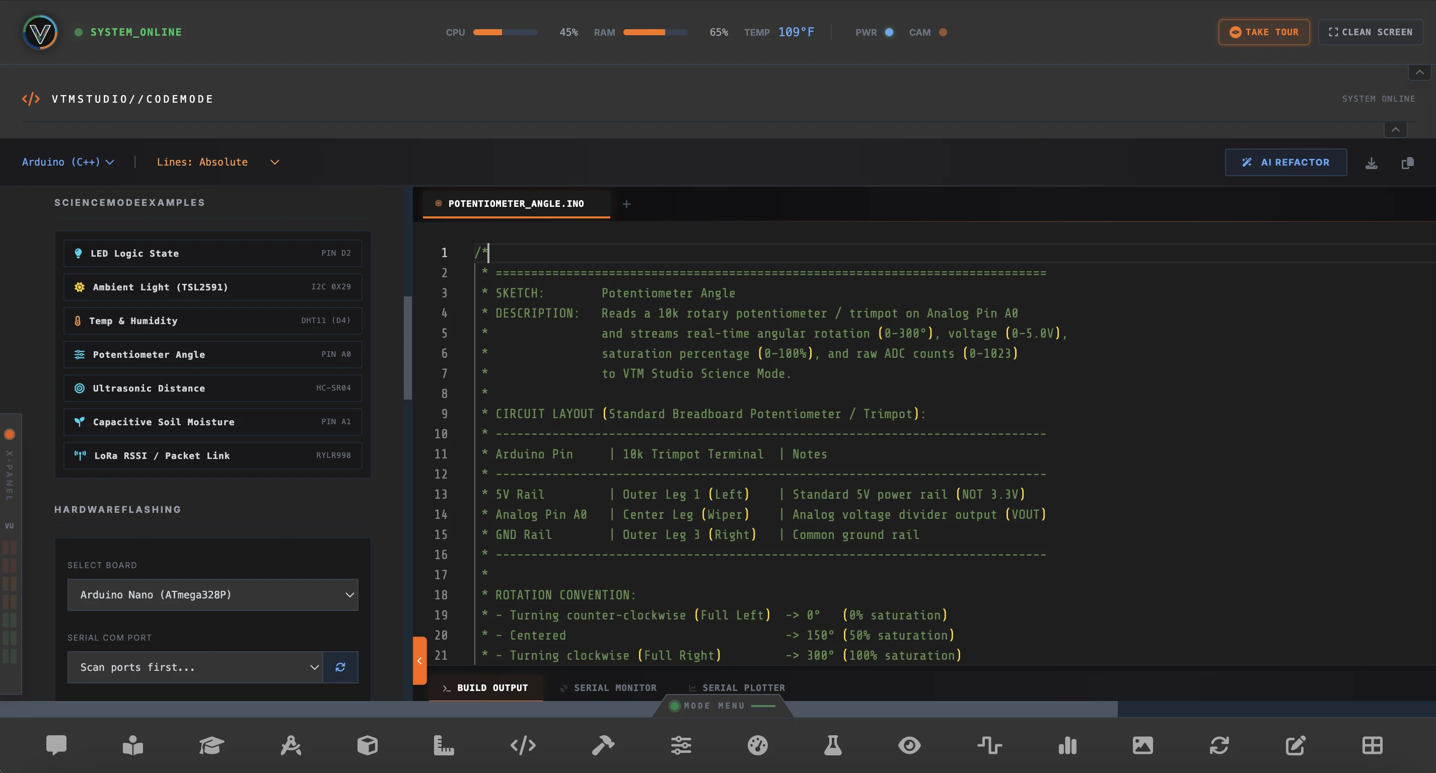 Code Mode & Science Mode 4-Step Hardware Telemetry Loop