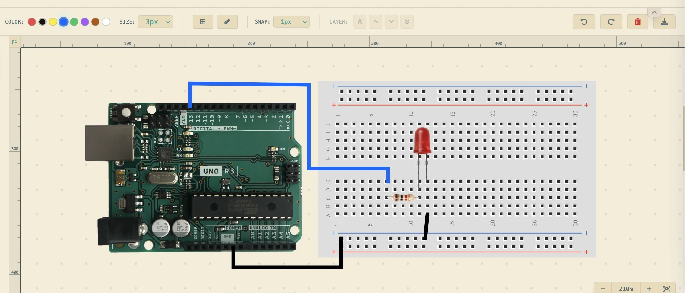 Layout Mode Canvas View