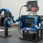 arduino uno Q desk top bot concept image