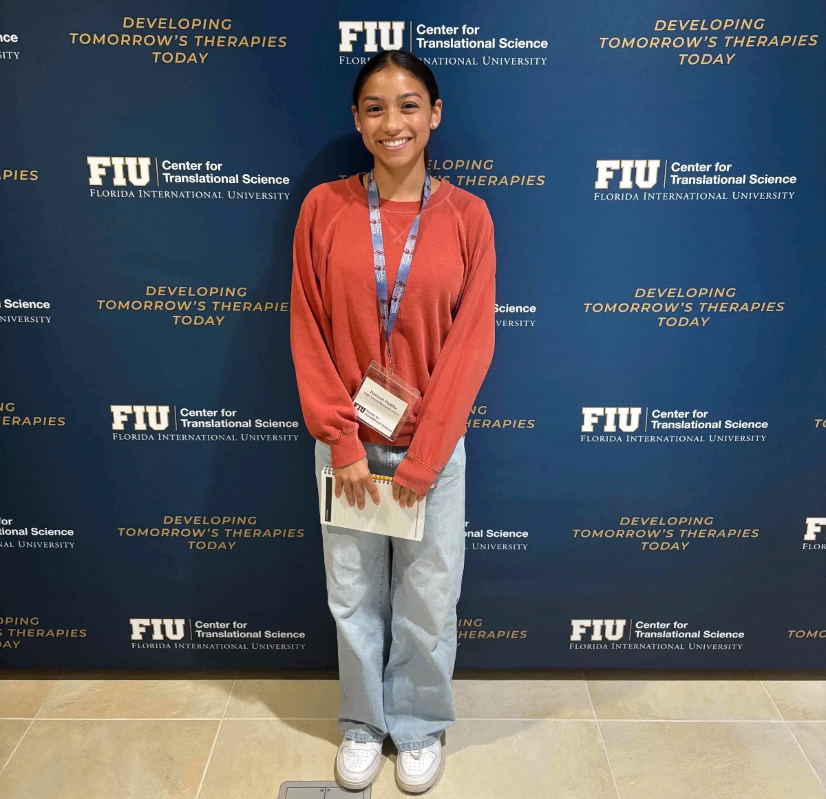 Hannah Padilla at FIU Center for Translational Science