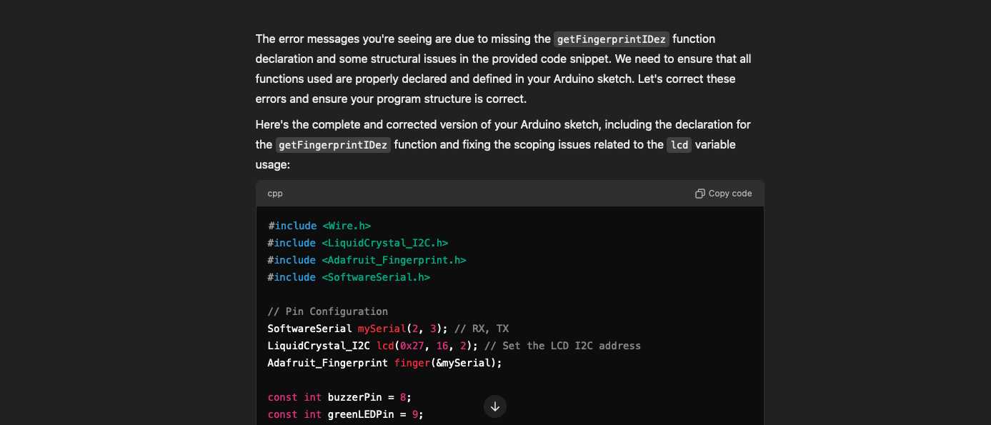 Arduino IDE Compiler Error Inspection